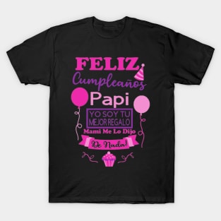 Feliz Cumpleanos Papi Baby Onesie T-Shirt